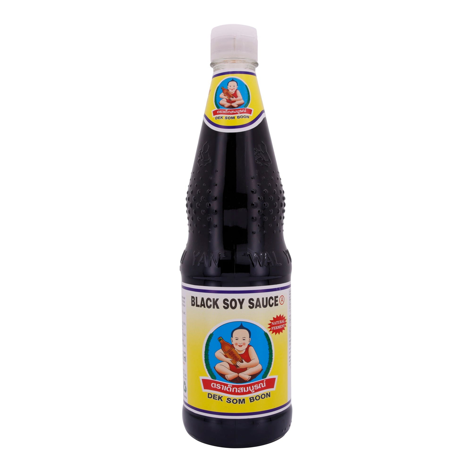 Sojasauce Dek Som Boon | Black Soy Sauce | Dunkel, für authentische asiatische Gerichte | 700 ml HEALTHY BOY